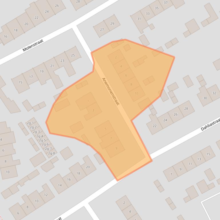 Kaart van postcodegebied 6026CJ.