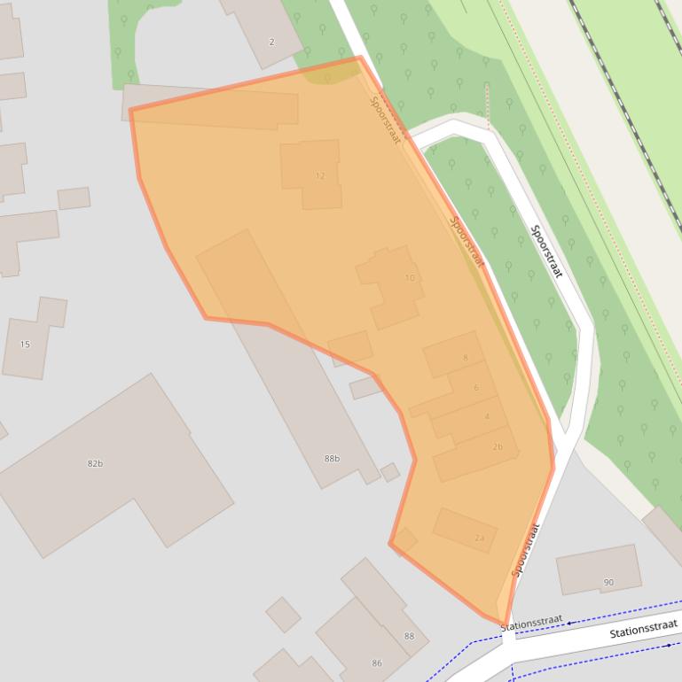 Kaart van postcodegebied 6026CX.