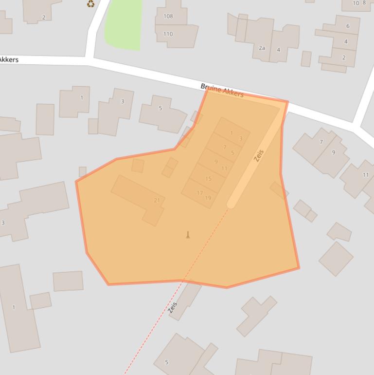 Kaart van postcodegebied 6026DA.