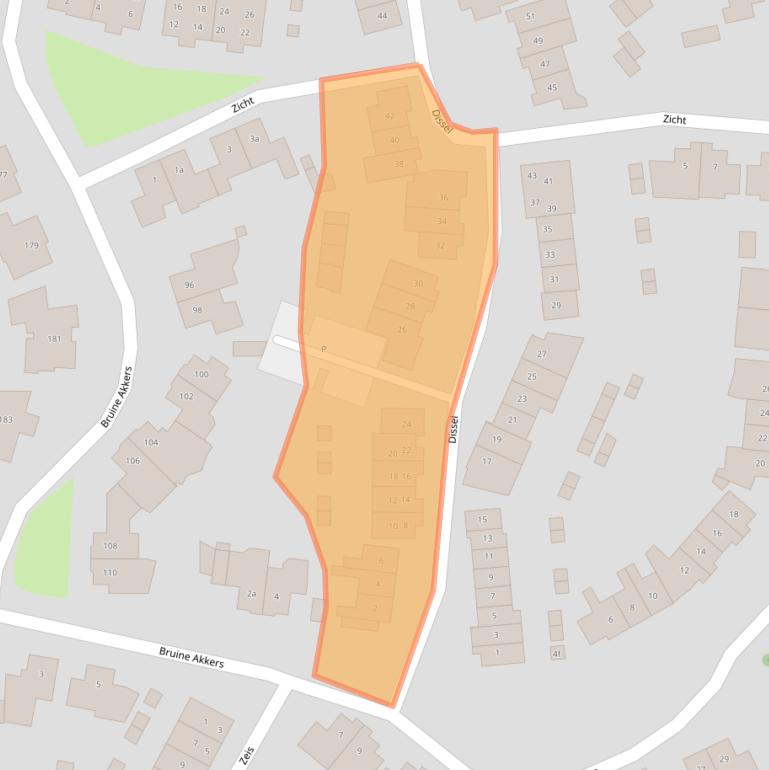 Kaart van postcodegebied 6026DB.