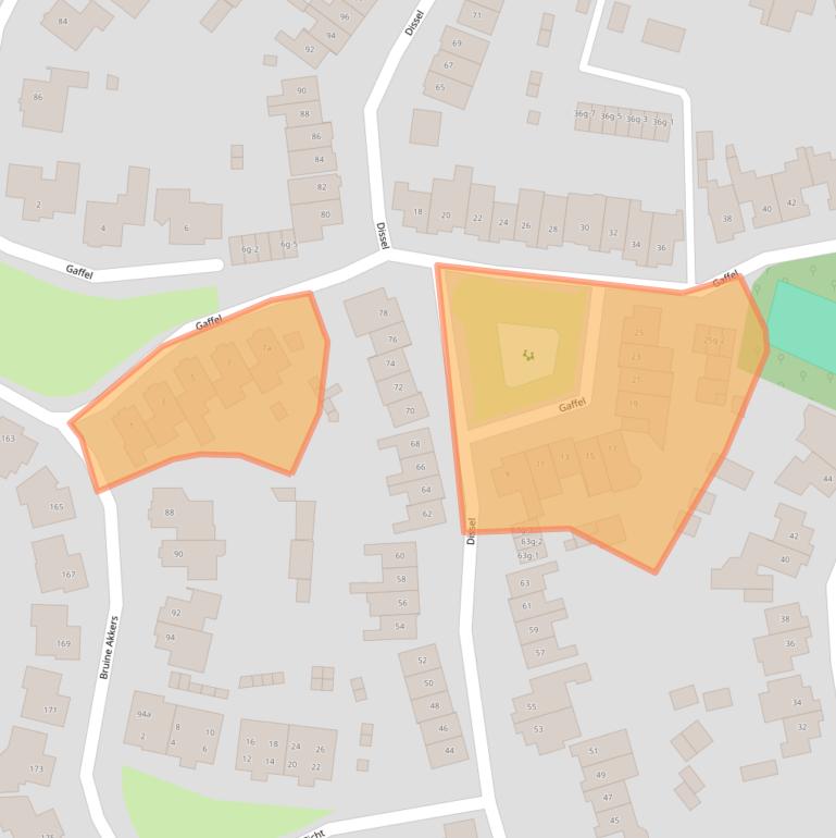 Kaart van postcodegebied 6026DJ.