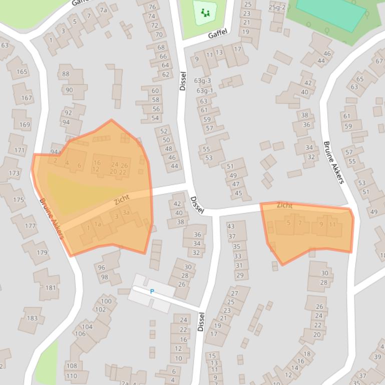 Kaart van postcodegebied 6026DK.