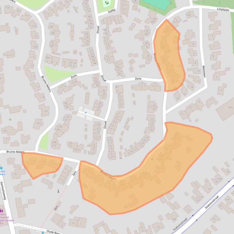 Kaart van postcodegebied 6026DL.