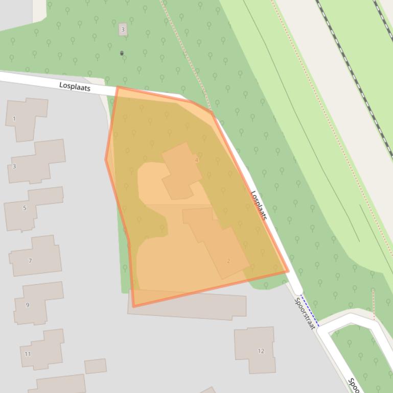 Kaart van postcodegebied 6026DV.