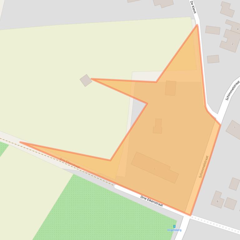 Kaart van postcodegebied 6026EK.