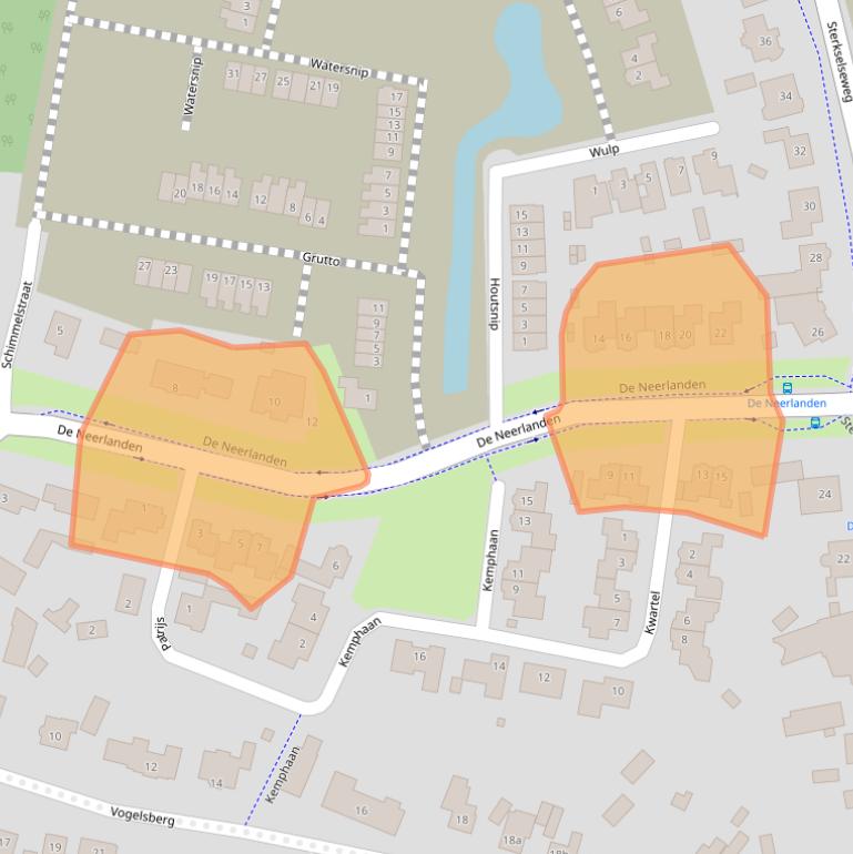 Kaart van postcodegebied 6026ET.