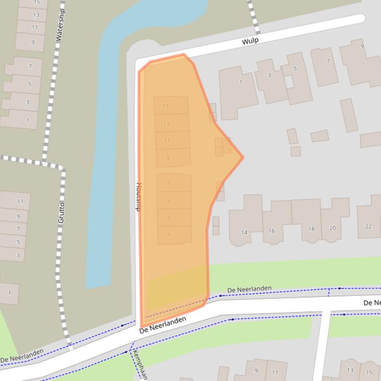 Kaart van postcodegebied 6026EX.