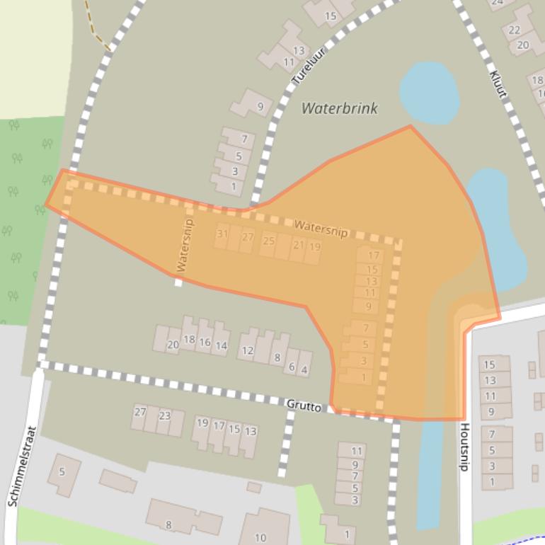 Kaart van postcodegebied 6026GB.