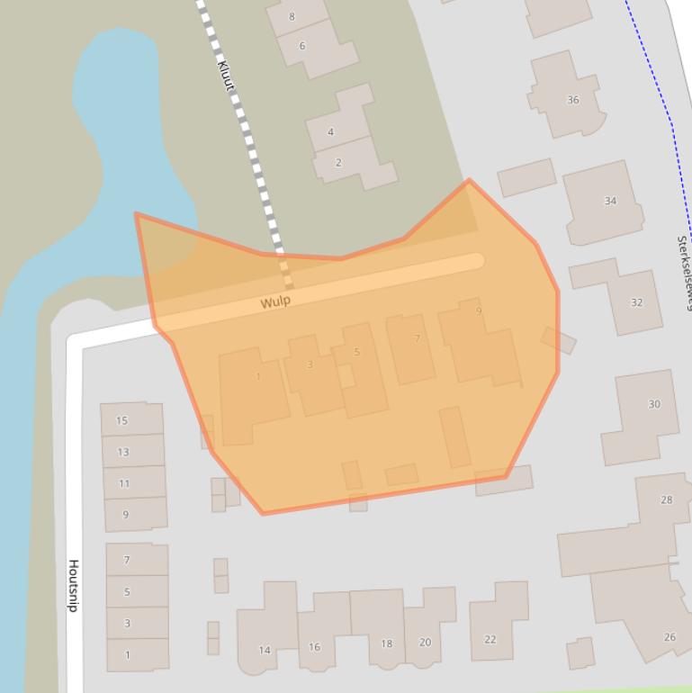 Kaart van postcodegebied 6026GZ.