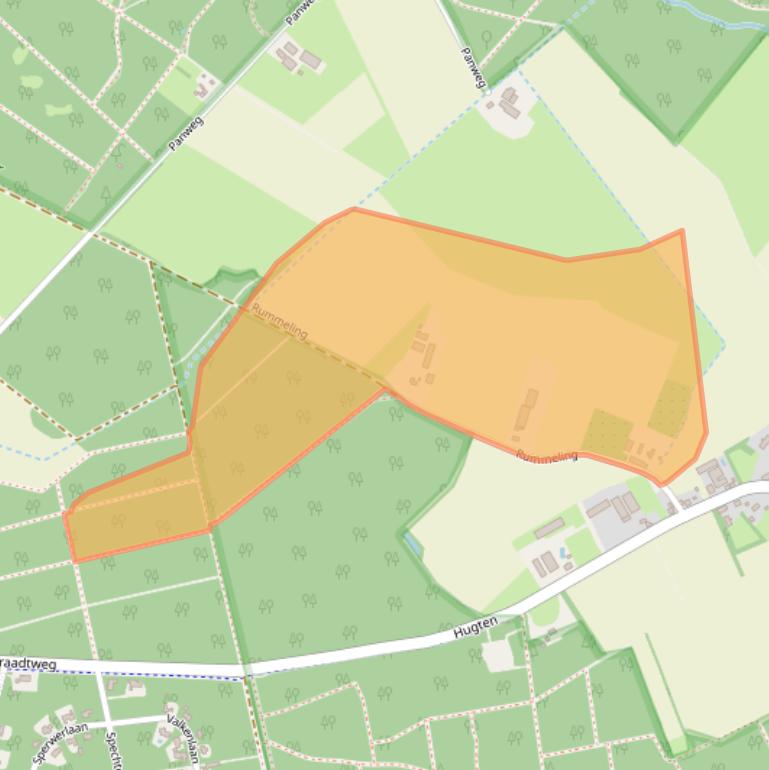 Kaart van postcodegebied 6026RH.