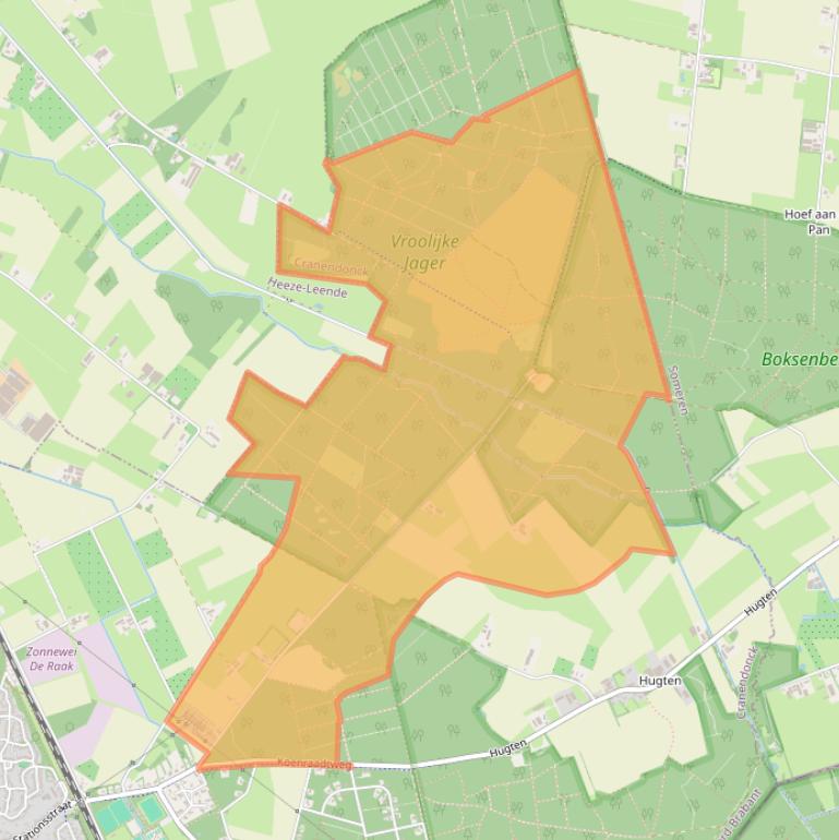 Kaart van postcodegebied 6026RJ.