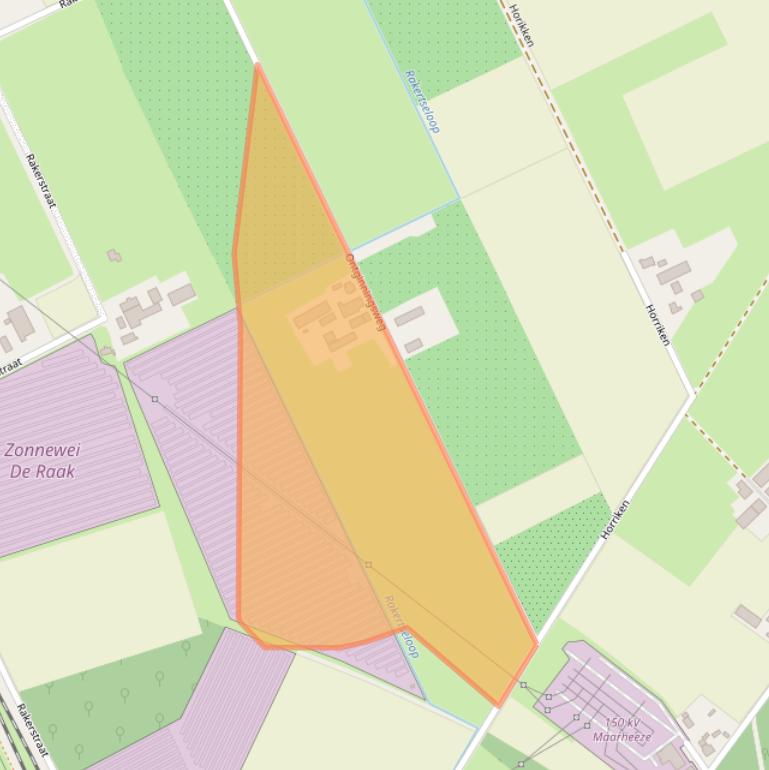 Kaart van postcodegebied 6026RL.