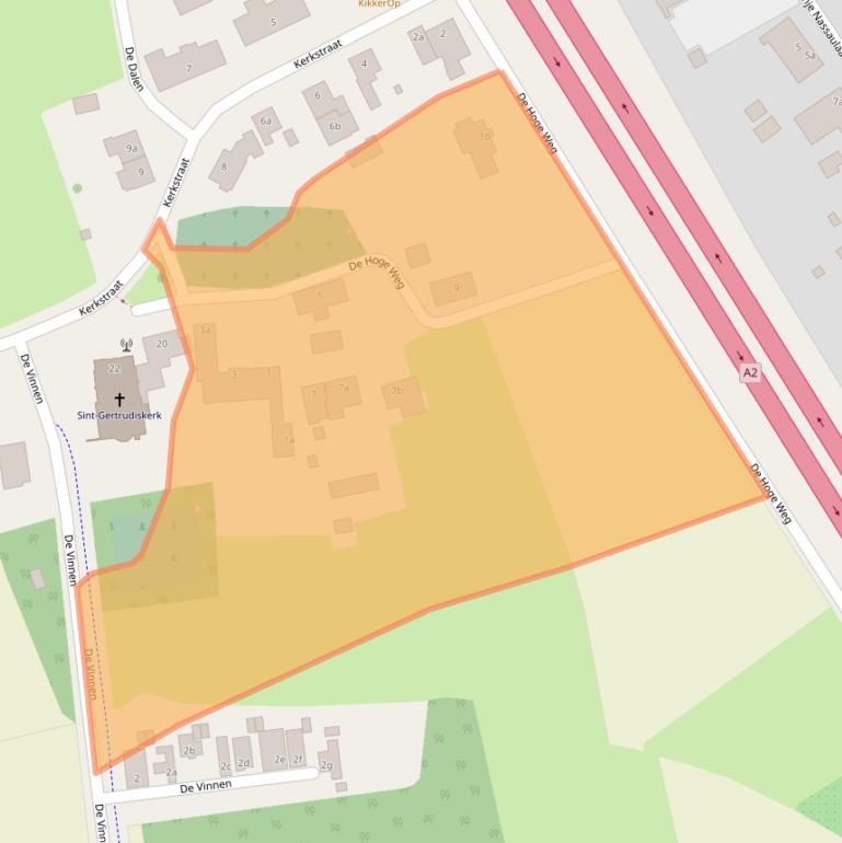 Kaart van postcodegebied 6026RW.