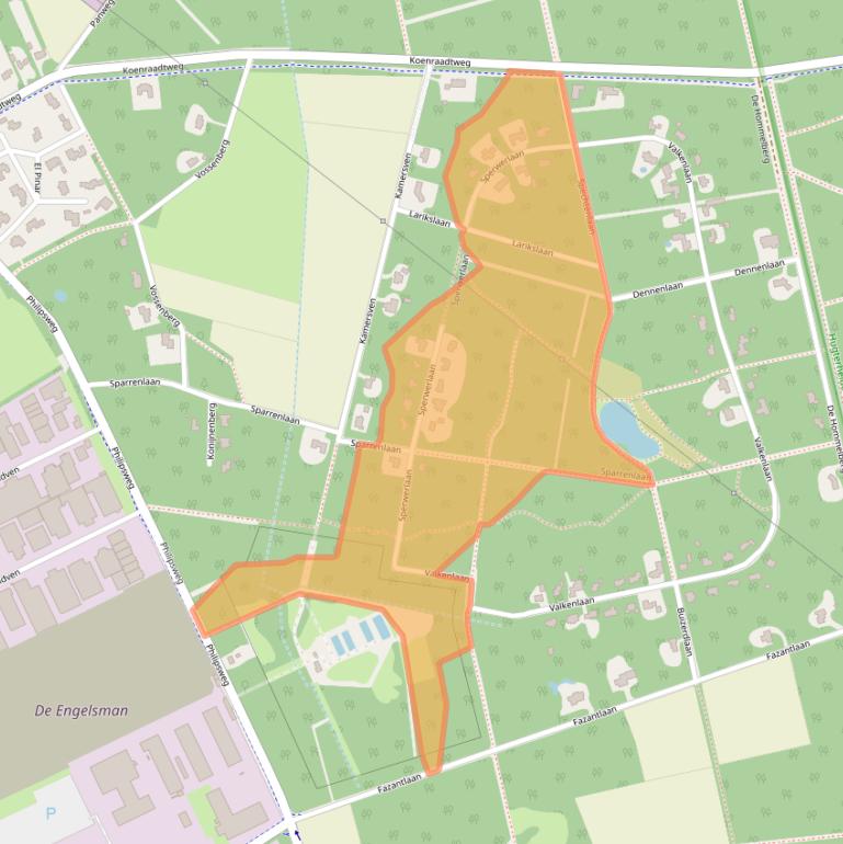 Kaart van postcodegebied 6026SB.