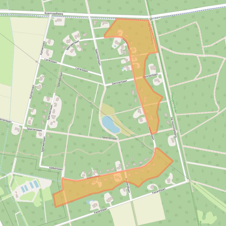 Kaart van postcodegebied 6026SE.