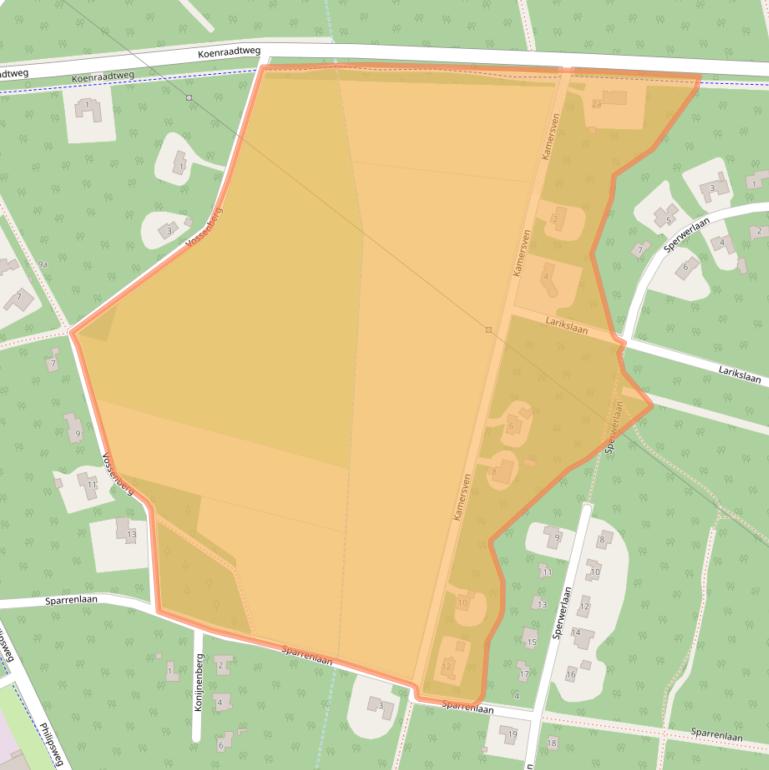 Kaart van postcodegebied 6026SH.