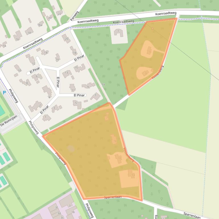 Kaart van postcodegebied 6026SL.
