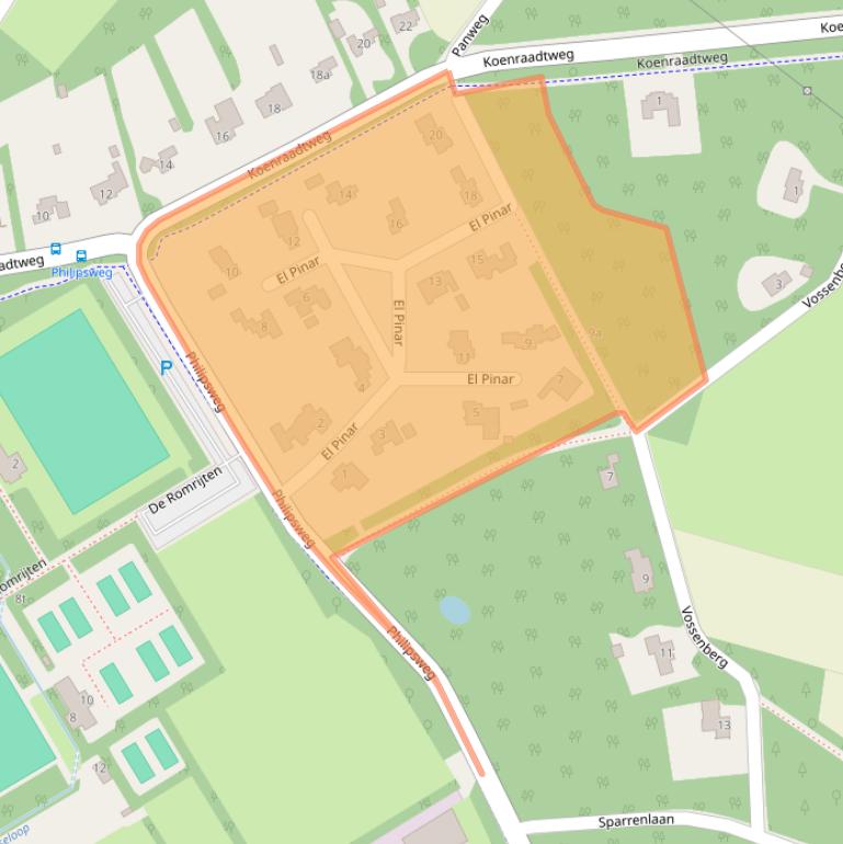 Kaart van postcodegebied 6026SP.