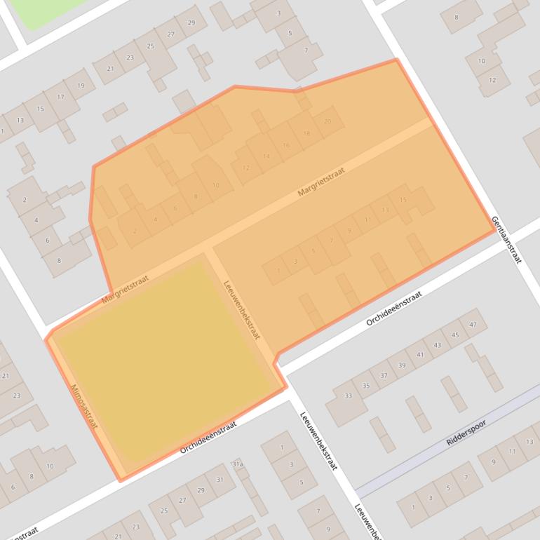 Kaart van postcodegebied 6026VE.