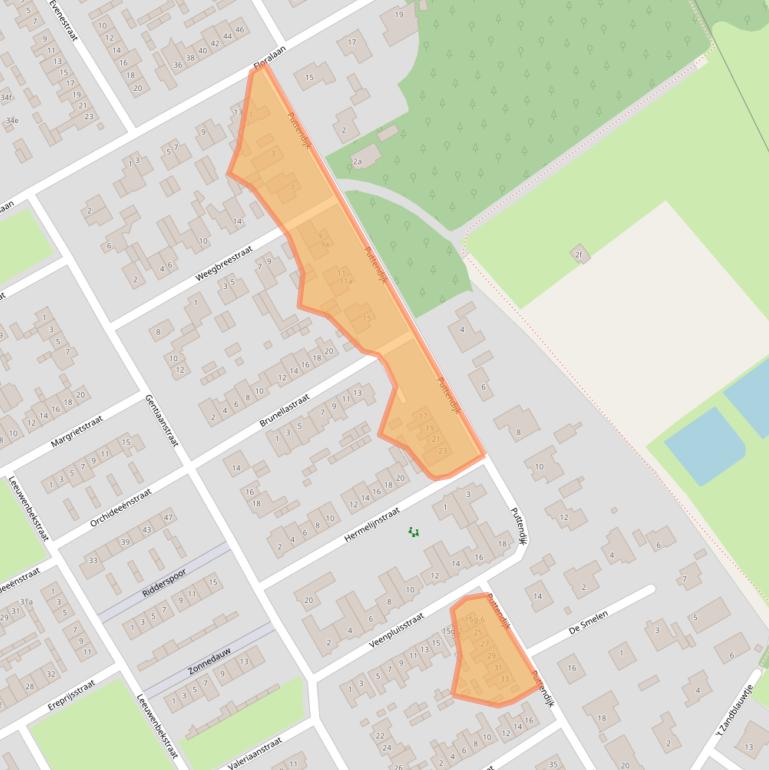 Kaart van postcodegebied 6026VW.