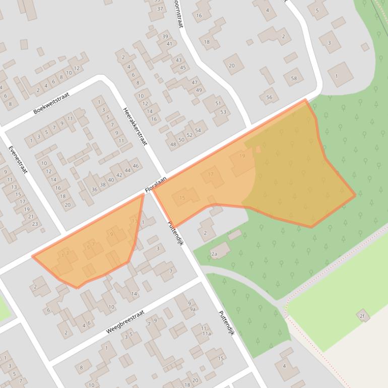 Kaart van postcodegebied 6026XH.