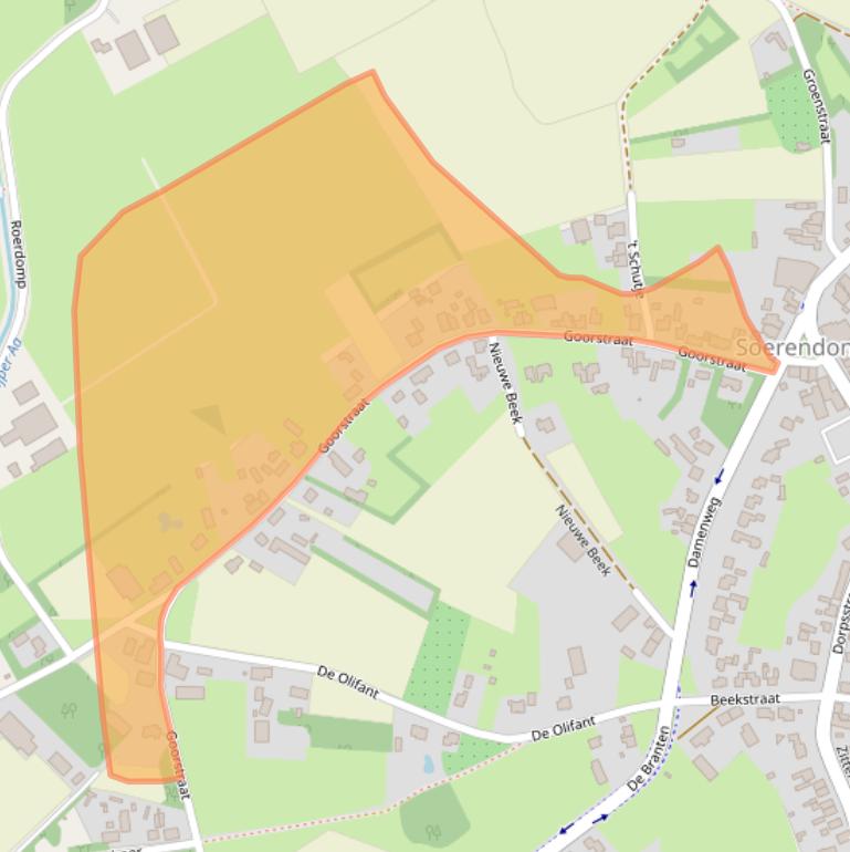 Kaart van postcodegebied 6027NB.