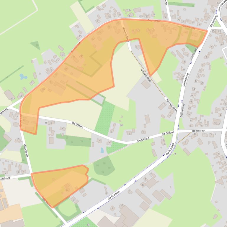 Kaart van postcodegebied 6027NC.