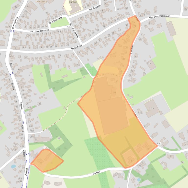 Kaart van postcodegebied 6027NV.