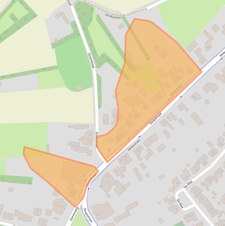 Kaart van postcodegebied 6027PH.