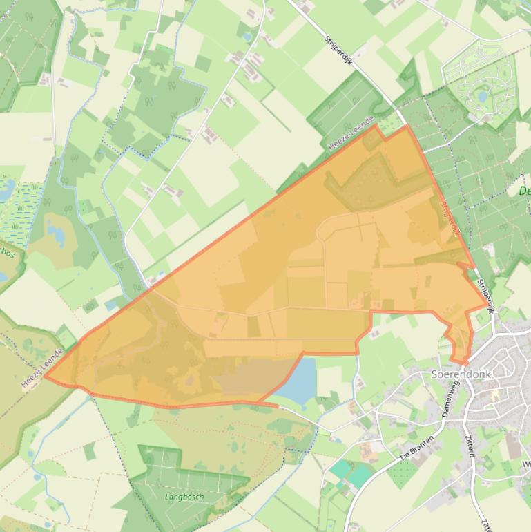 Kaart van postcodegebied 6027PW.