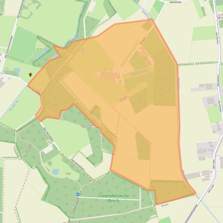 Kaart van postcodegebied 6027RH.