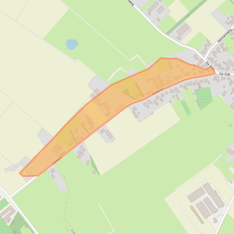 Kaart van postcodegebied 6028RB.