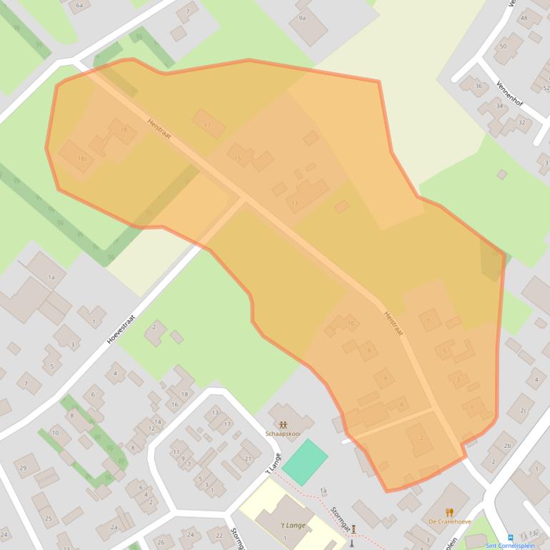 Kaart van postcodegebied 6028RE.