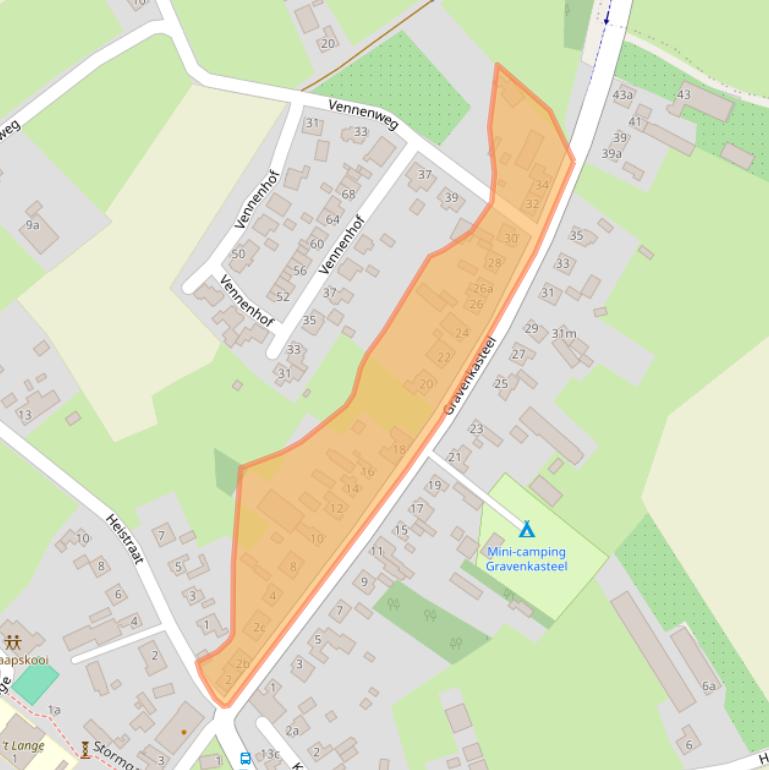 Kaart van postcodegebied 6028RL.