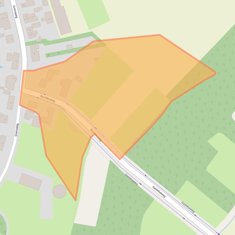 Kaart van postcodegebied 6028RT.