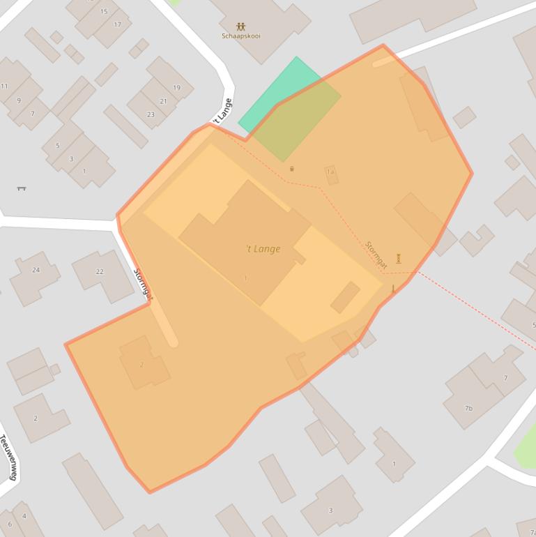 Kaart van postcodegebied 6028SC.