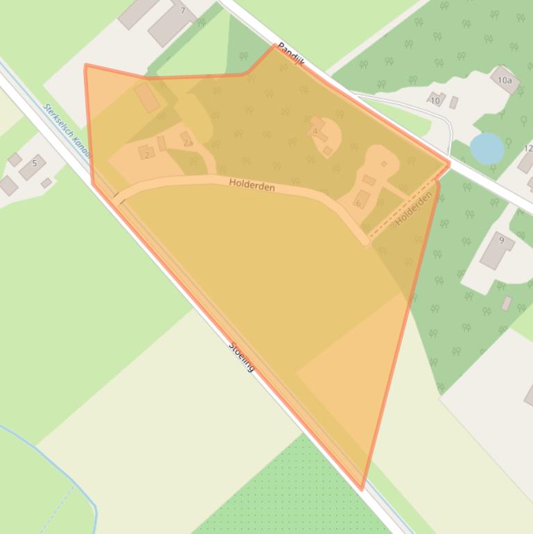 Kaart van postcodegebied 6029PB.