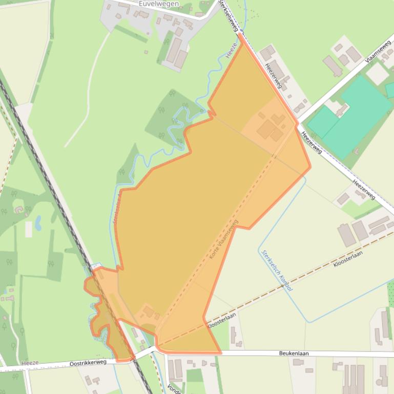 Kaart van postcodegebied 6029PS.