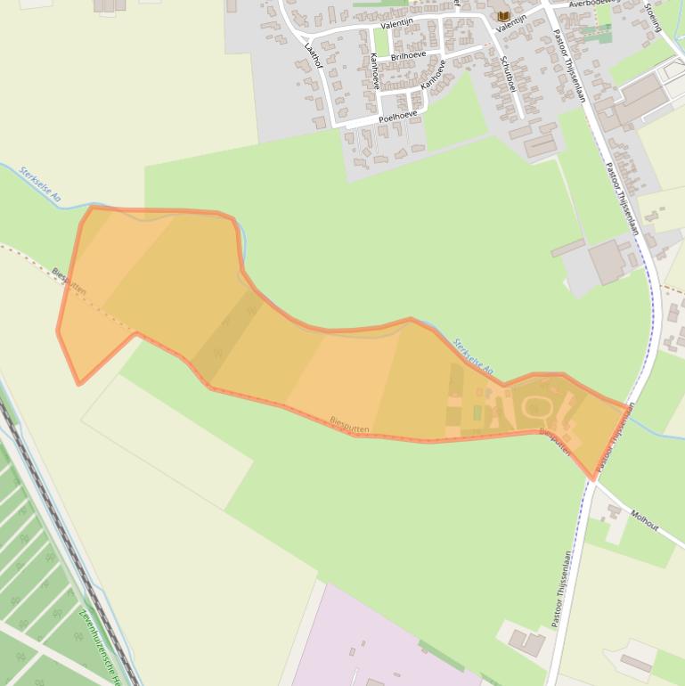 Kaart van postcodegebied 6029PV.
