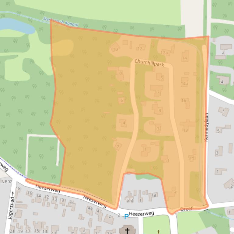 Kaart van postcodegebied 6029RB.