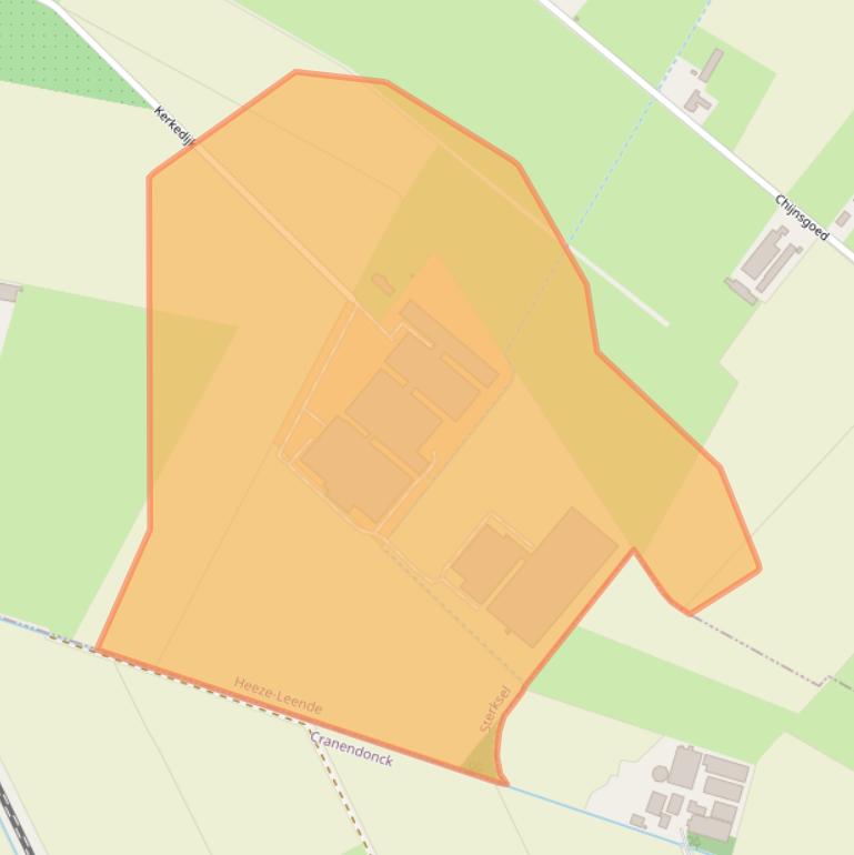 Kaart van postcodegebied 6029RS.