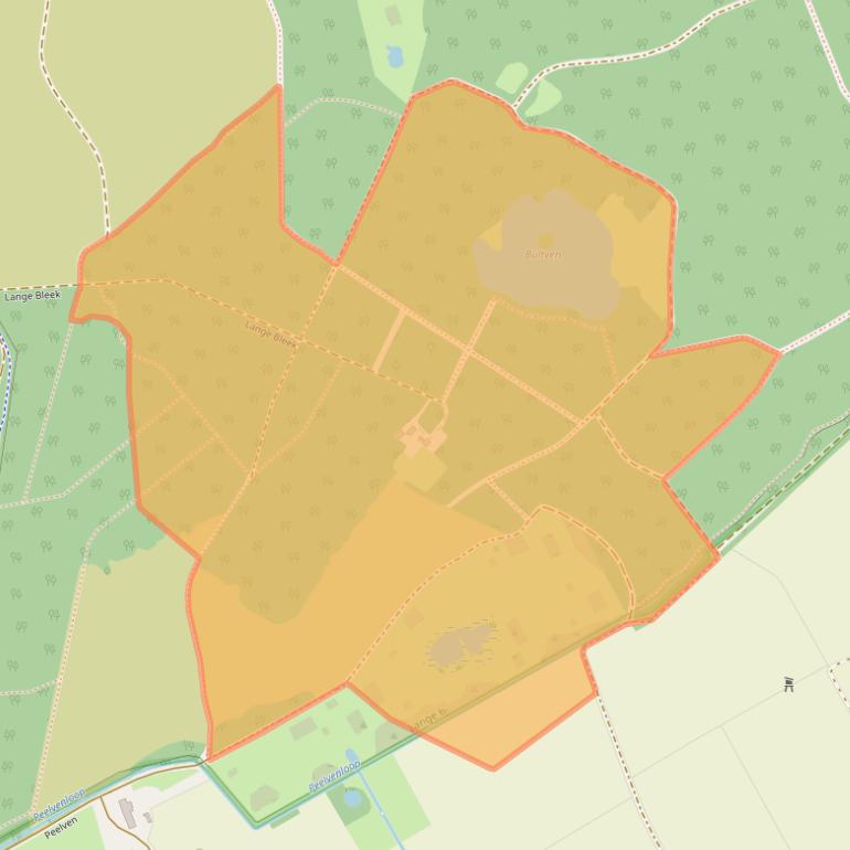 Kaart van postcodegebied 6029RW.