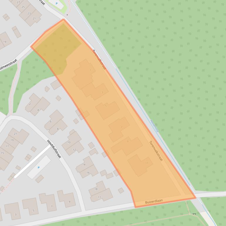 Kaart van postcodegebied 6029TD.