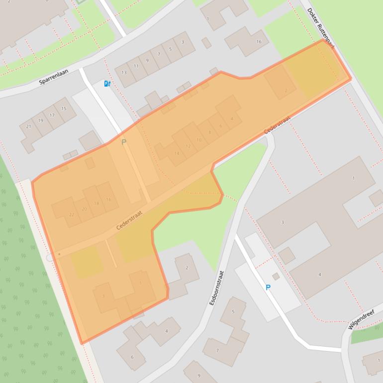 Kaart van postcodegebied 6029TE.