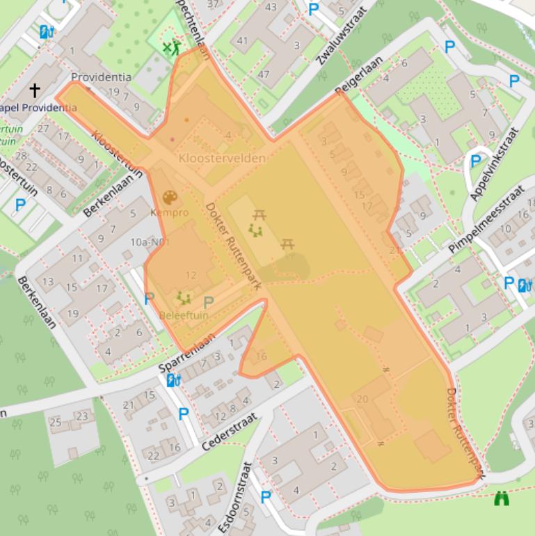 Kaart van postcodegebied 6029TK.