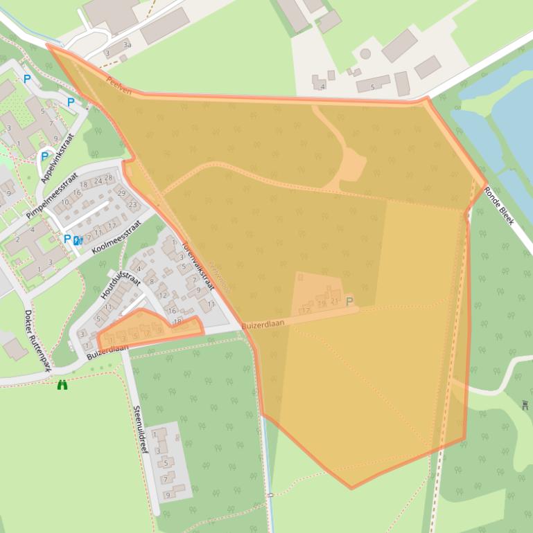 Kaart van postcodegebied 6029TM.