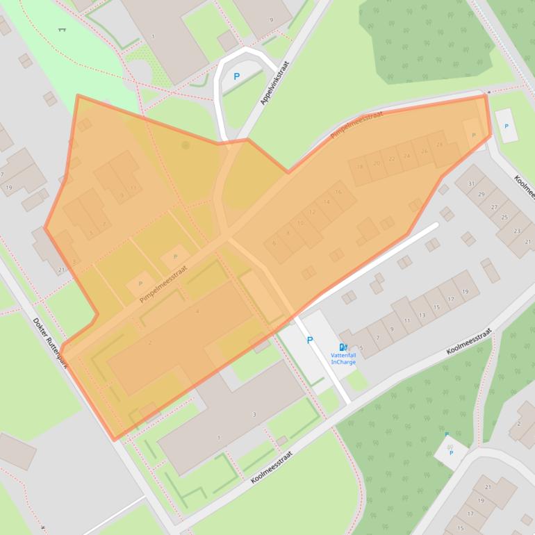 Kaart van postcodegebied 6029TR.