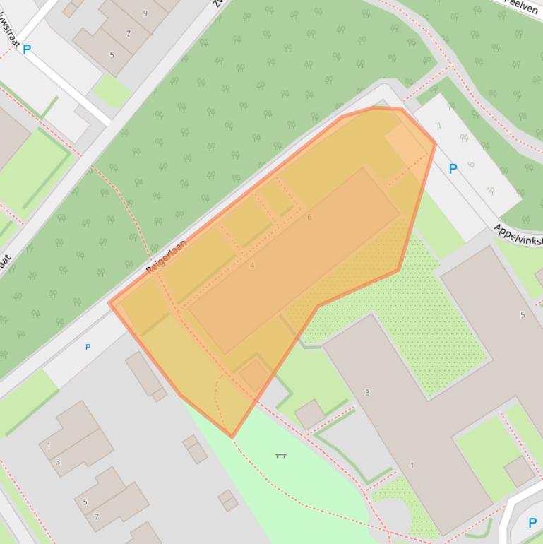 Kaart van postcodegebied 6029TT.