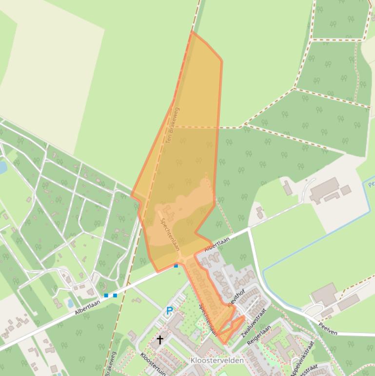 Kaart van postcodegebied 6029TW.