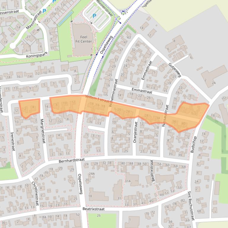 Kaart van postcodegebied 6031AR.
